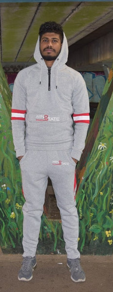 Sweet Grey Pouch Pocket Tracksuit Set (Limited Edition)
